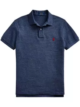 Рубашка поло с вышитым логотипом Polo Ralph Lauren, синий