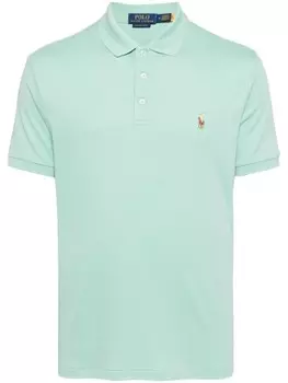 Рубашка поло с вышитым логотипом Polo Ralph Lauren, зеленый