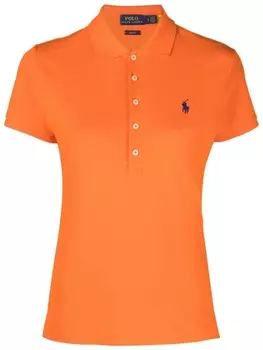 Рубашка поло с вышитым логотипом Polo Ralph Lauren, оранжевый