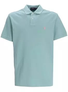 Рубашка поло с вышитым логотипом Polo Ralph Lauren, синий