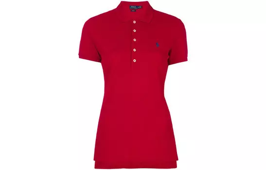 Рубашка-поло с вышитым логотипом Polo Ralph Lauren, красный