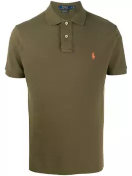 Рубашка поло с вышитым логотипом POLO RALPH LAUREN, зеленый
