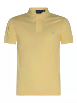 Рубашка поло с вышитым логотипом POLO RALPH LAUREN, желтый