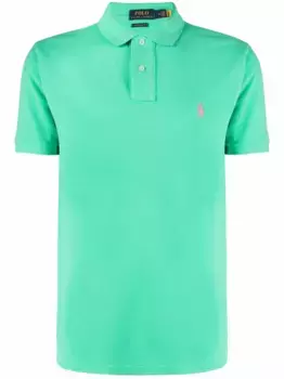 Рубашка поло с вышитым логотипом POLO RALPH LAUREN, зеленый