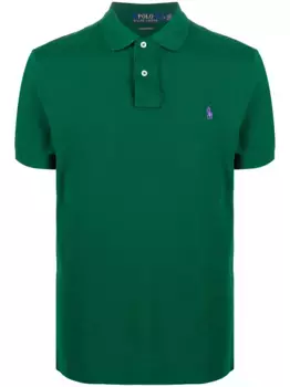 Рубашка поло с вышитым логотипом POLO RALPH LAUREN, зеленый