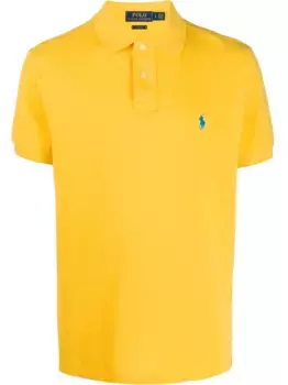 Рубашка поло с вышитым логотипом POLO RALPH LAUREN, желтый