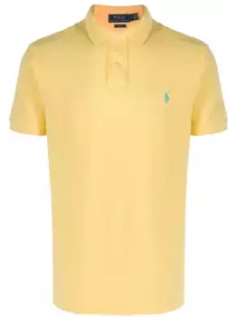 Рубашка-поло с вышитым логотипом POLO RALPH LAUREN, желтый