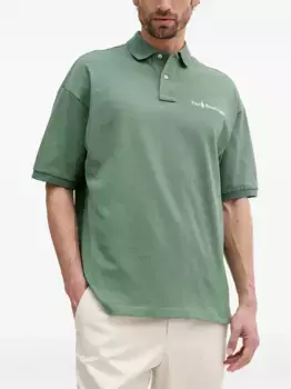 Рубашка поло с вышитым логотипом POLO RALPH LAUREN, зеленый
