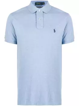 Рубашка поло с вышитым логотипом POLO RALPH LAUREN, синий