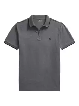 Рубашка поло с вышитым логотипом POLO RALPH LAUREN, серый