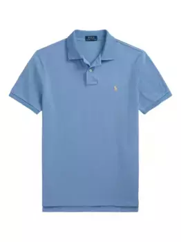 Рубашка-поло с вышитым логотипом POLO RALPH LAUREN, синий