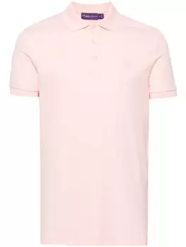 Рубашка поло с вышитым логотипом Ralph Lauren Purple Label, розовый