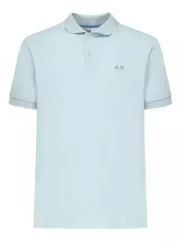 Рубашка поло с вышитым логотипом Sun68, синий