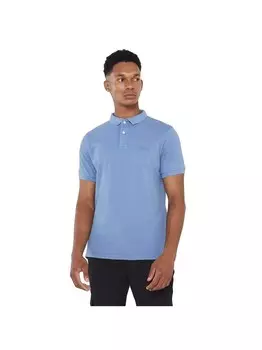 Рубашка-Поло с вышитым логотипом Superdry, синий