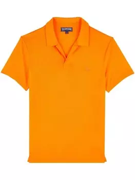 Рубашка поло с вышитым логотипом Vilebrequin, оранжевый