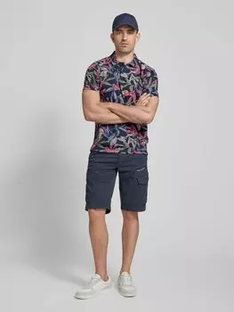 Рубашка поло с вышитыми этикетками camel active