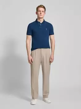 Рубашка поло с вышитыми этикетками Polo Ralph Lauren