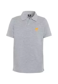 Рубашка-поло с вышивкой этикеток POLO SYLT, цвет Neutral Gray Melange