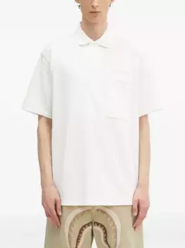 Рубашка поло с вышивкой Human Made, белый