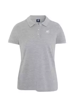 Рубашка-поло с вышивкой-лейблом POLO SYLT, цвет Neutr Gray