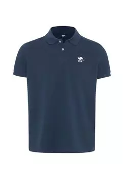 Рубашка-поло с вышивкой-лейблом POLO SYLT, цвет Dark Blue Dark Blue