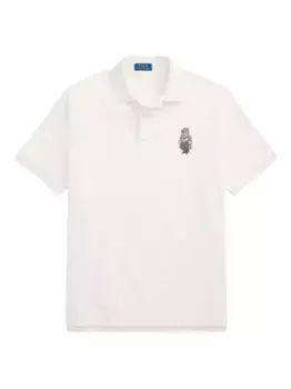 Рубашка поло с вышивкой Polo Bear POLO RALPH LAUREN, белый