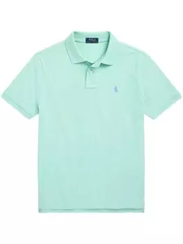 Рубашка поло с вышивкой Polo Pony Polo Ralph Lauren, синий