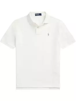 Рубашка поло с вышивкой Polo Pony Polo Ralph Lauren, бежевый
