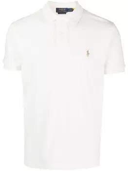 Рубашка поло с вышивкой Polo Pony Polo Ralph Lauren, белый