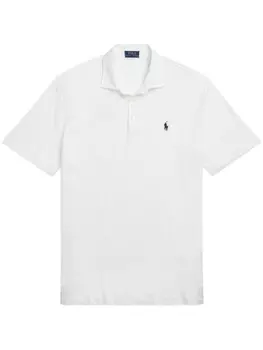 Рубашка поло с вышивкой Polo Pony Polo Ralph Lauren, белый