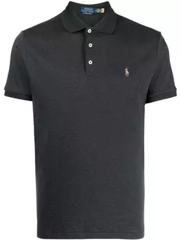 Рубашка поло с вышивкой Polo Pony Polo Ralph Lauren, серый