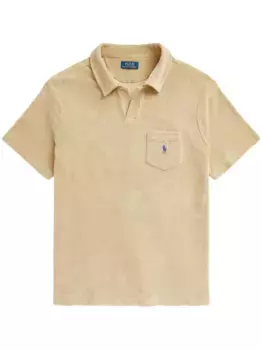 Рубашка поло с вышивкой Polo Pony POLO RALPH LAUREN, нейтральный