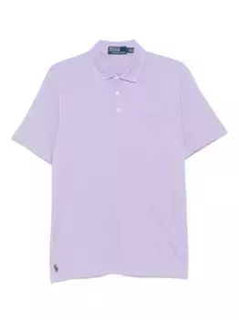 Рубашка поло с вышивкой Polo Pony POLO RALPH LAUREN, фиолетовый