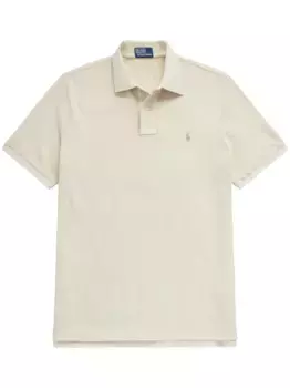 Рубашка поло с вышивкой Polo Pony POLO RALPH LAUREN, нейтральный