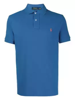 Рубашка поло с вышивкой Polo Pony POLO RALPH LAUREN, синий
