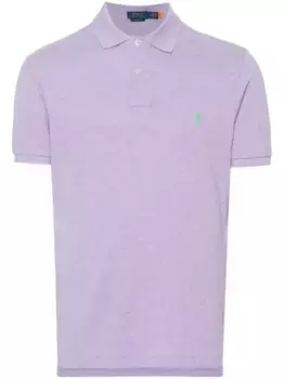 Рубашка поло с вышивкой Polo Pony POLO RALPH LAUREN, фиолетовый