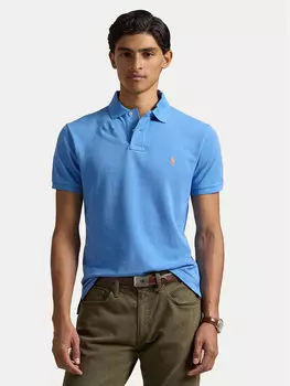 Рубашка-Поло с завышенной талией 710680784406 Polo Ralph Lauren, синий