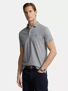 Рубашка-Поло с завышенной талией 710713130007 Polo Ralph Lauren, серый
