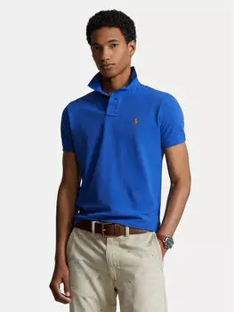 Рубашка-Поло с завышенной талией 710782592011 Polo Ralph Lauren, синий