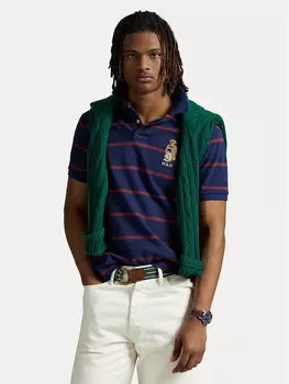 Рубашка-Поло с завышенной талией 710971839001 Polo Ralph Lauren, синий