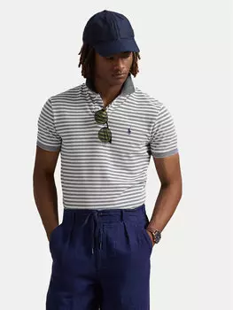 Рубашка-Поло с завышенной талией 710974596001 Polo Ralph Lauren, синий
