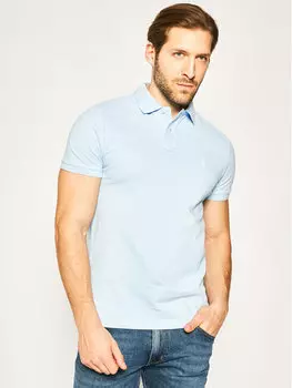 Рубашка-Поло с завышенной талией Core Replen 710782592 Polo Ralph Lauren, синий