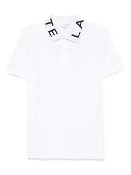 Рубашка-поло с жаккардовым логотипом Lacoste, белый