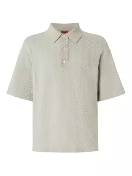 Рубашка-поло с зигзагообразным узором Missoni, зеленый