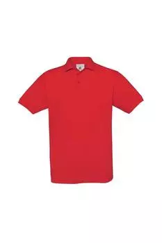 Рубашка-поло Safran B&C, красный