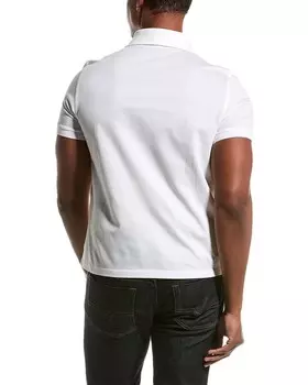 Рубашка-поло Saint Laurent, белый