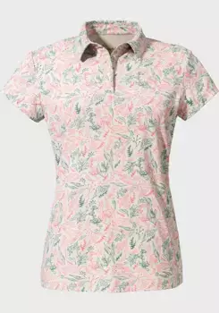 Рубашка-поло Schffel "Polo Shirt Star Plate L", зеленый