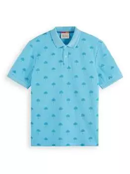 Рубашка поло Scotch & Soda, синий