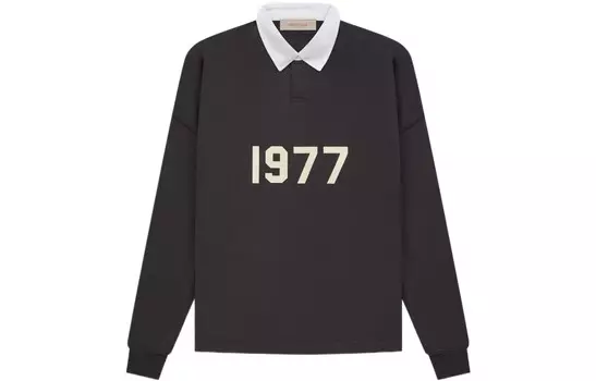 Рубашка поло серии 1977 года Мужская железная Fear Of God Essentials, черный