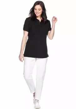 Рубашка поло Sheego, черный